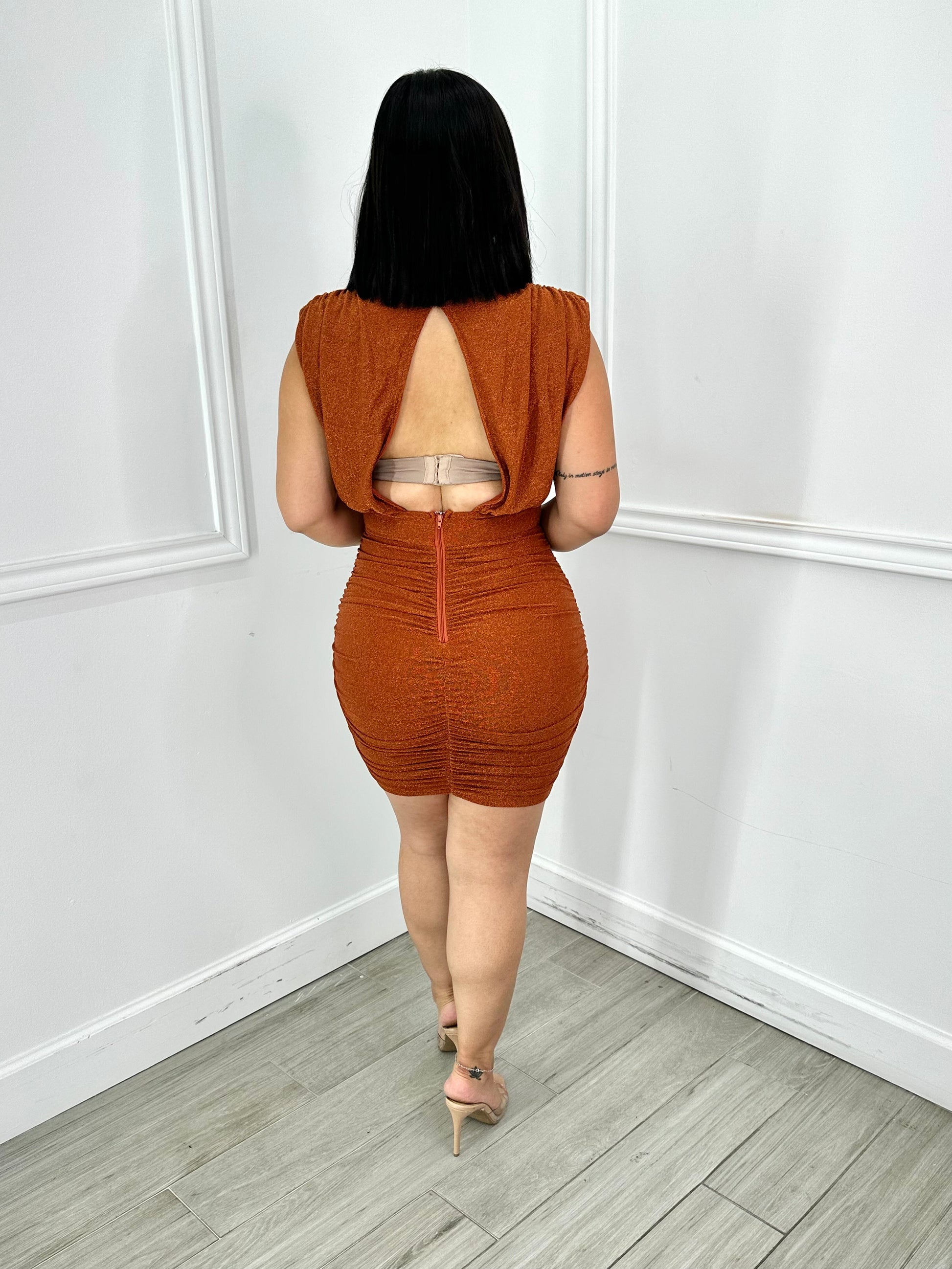 dresses in brick for fall Petal and Pup Women's Sofie Midi Dress